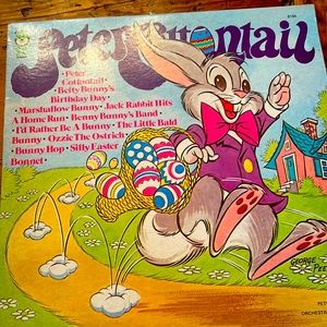 Vintage Peter Pan Records Peter Cottontail Vinyl
